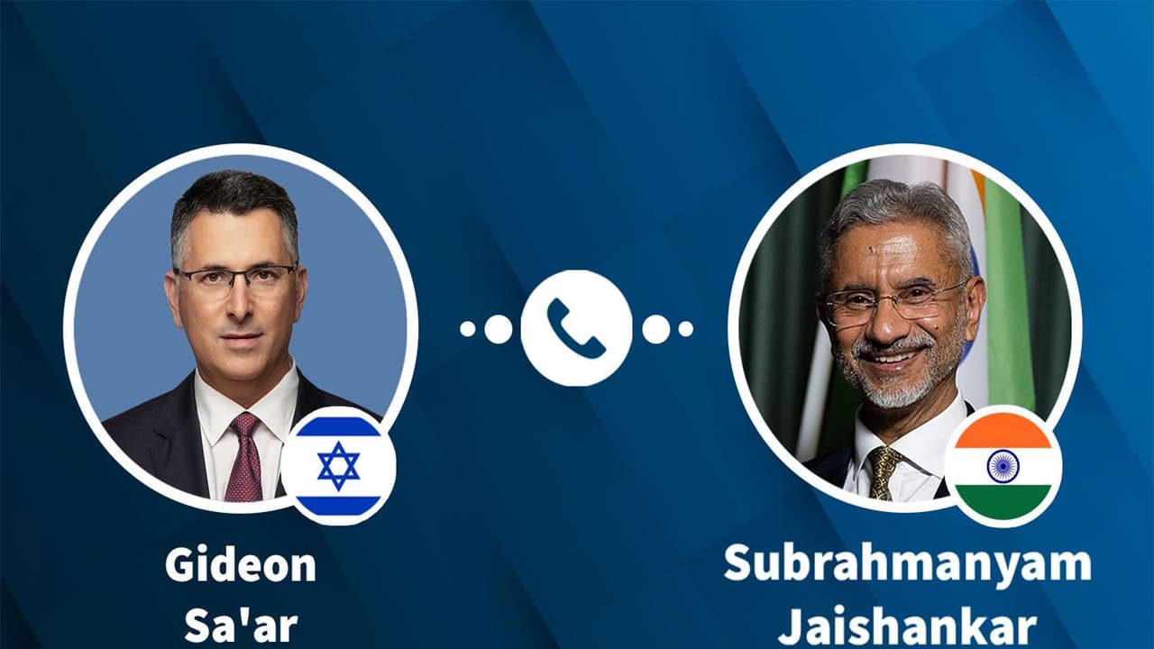 Minister of Foreign Affairs of Israel, Gideon Sa'ar, External Affairs Minister S Jaishankar (Photo: X@gidonsaar) Minister of Foreign Affairs of Israel, Gideon Sa'ar, External Affairs Minister S Jaishankar (Photo: X@gidonsaar)