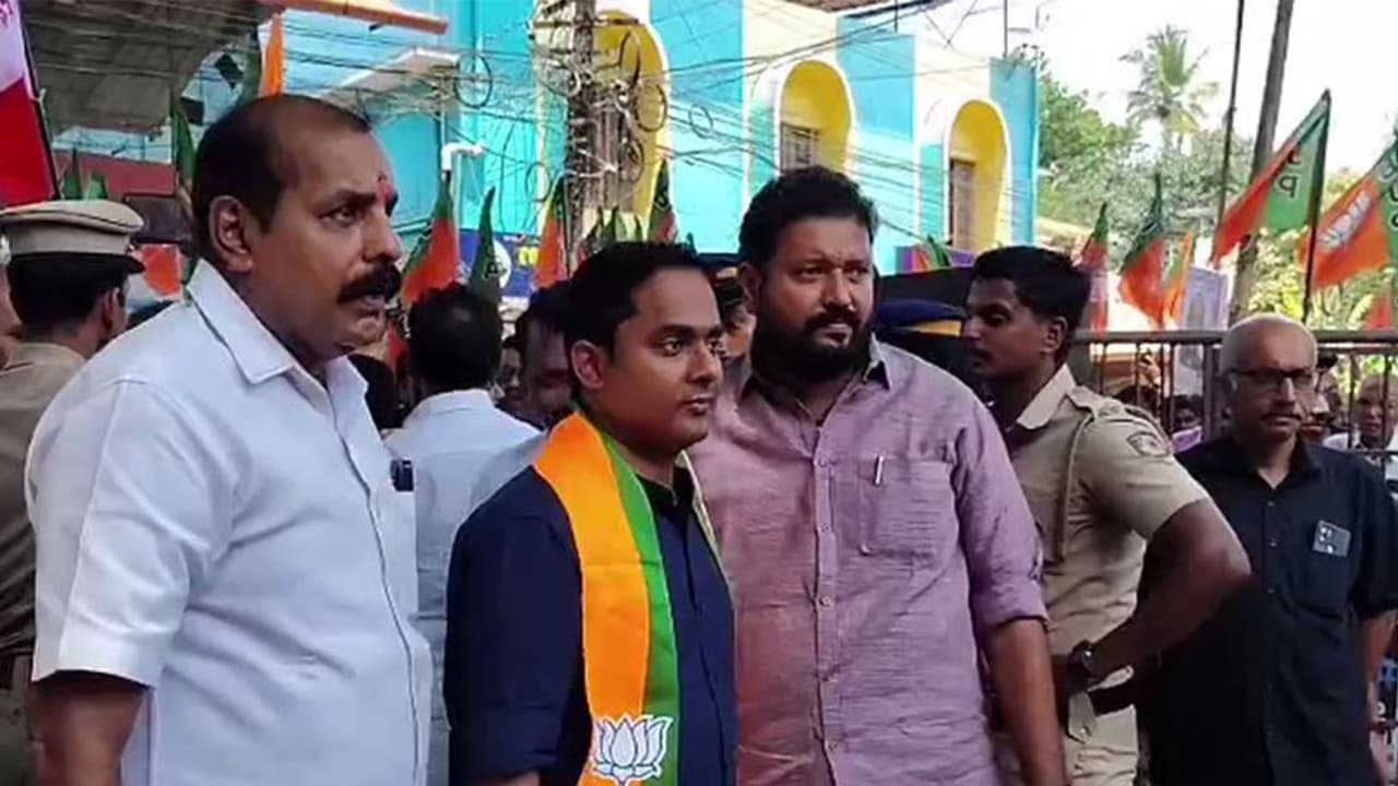 NDA candidate Anoop Antony (Photo/ANI) NDA candidate Anoop Antony (Photo/ANI)