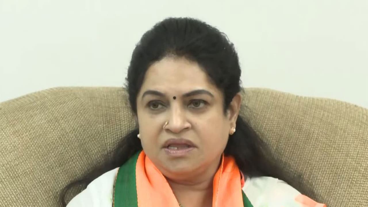Padmaja Venugopal, BJP candidate from Thrissur (Photo/ANI) Padmaja Venugopal, BJP candidate from Thrissur (Photo/ANI)