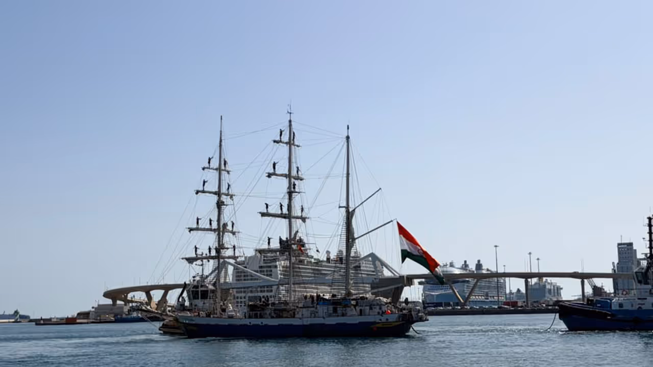 INS Sudarshini concludes port call at Barcelona (Photo: PIB) INS Sudarshini concludes port call at Barcelona (Photo: PIB)