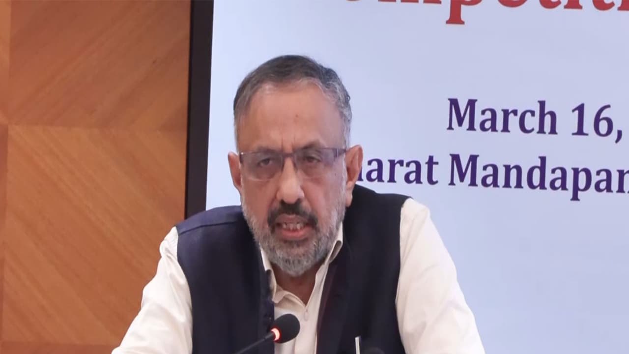 Niti Aayog Member Rajiv Gauba (Image: ANI) Niti Aayog Member Rajiv Gauba (Image: ANI)