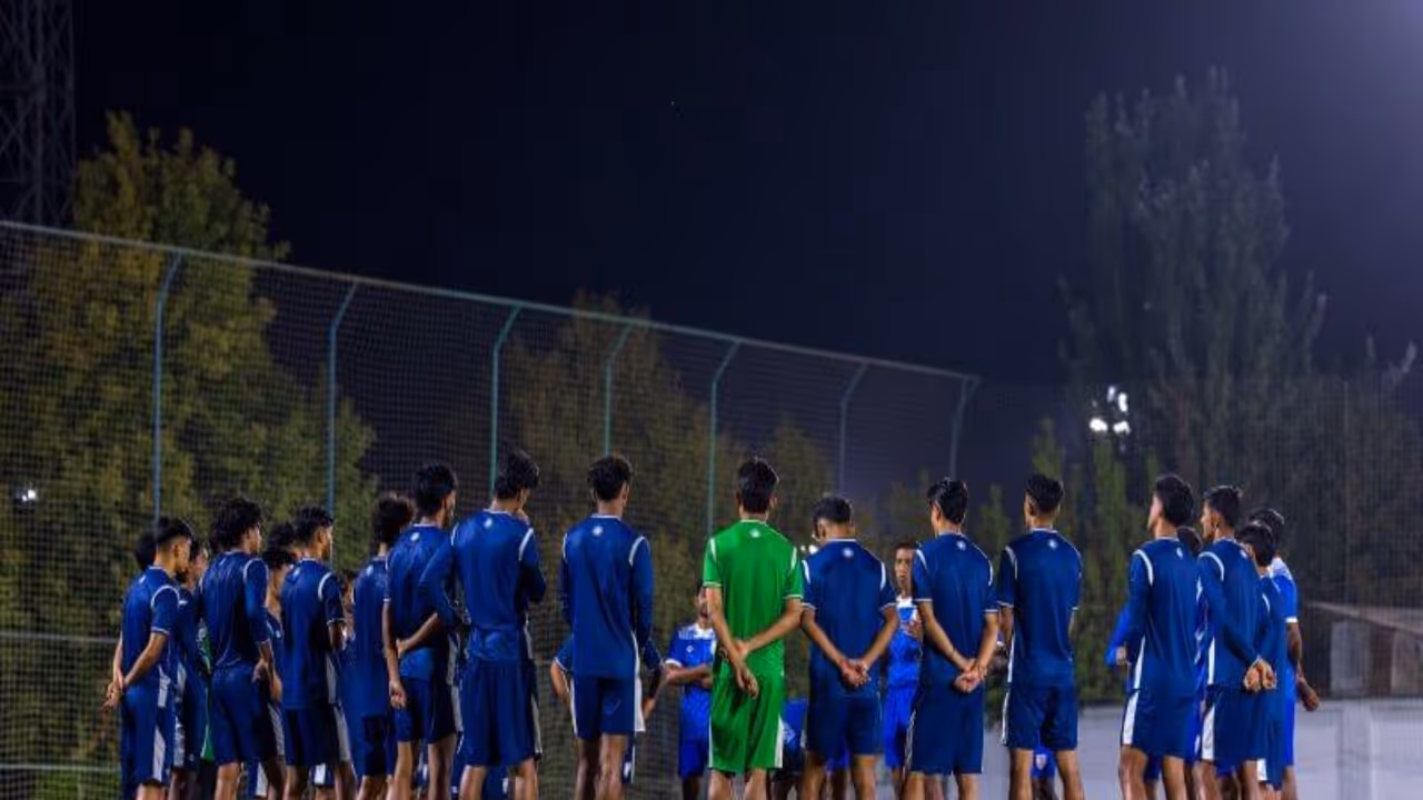 India U20 men's football team. (Photo: AIFF Media) India U20 men's football team. (Photo: AIFF Media)