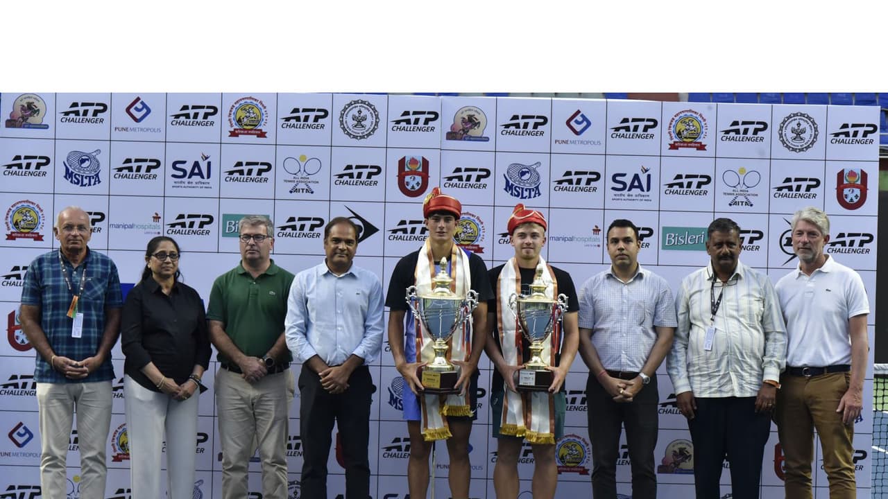 Federico Cina clinches MahaOpen ATP Challenger 75 Men’s Tennis Championship. (Photo/MahaOpen ATP Challenger) Federico Cina clinches MahaOpen ATP Challenger 75 Men’s Tennis Championship. (Photo/MahaOpen ATP Challenger)