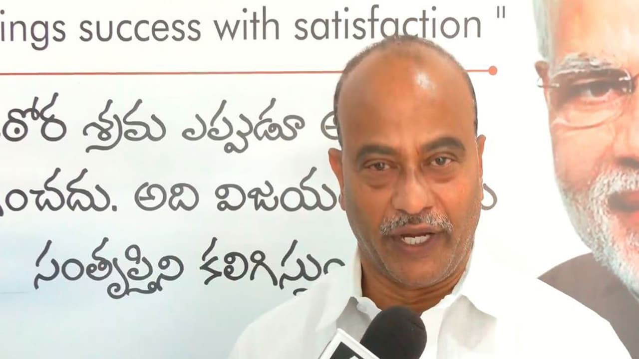 Andhra Pradesh BJP spokesperson Shaik Baji (Photo/ANI) Andhra Pradesh BJP spokesperson Shaik Baji (Photo/ANI)