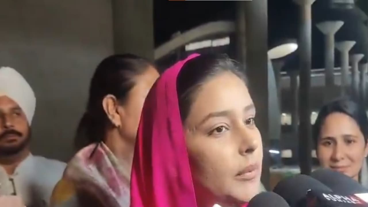 Punjab Chief Minister Bhagwant Mann’s wife, Gurpreet Kaur (Photo/ANI) Punjab Chief Minister Bhagwant Mann’s wife, Gurpreet Kaur (Photo/ANI)