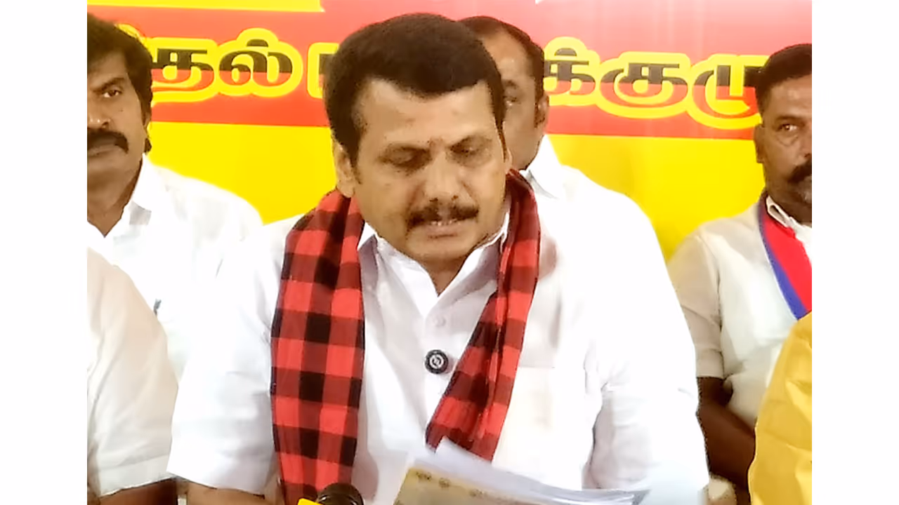 Former Tamil Nadu Minister Senthil BalajI Former Tamil Nadu Minister Senthil BalajI