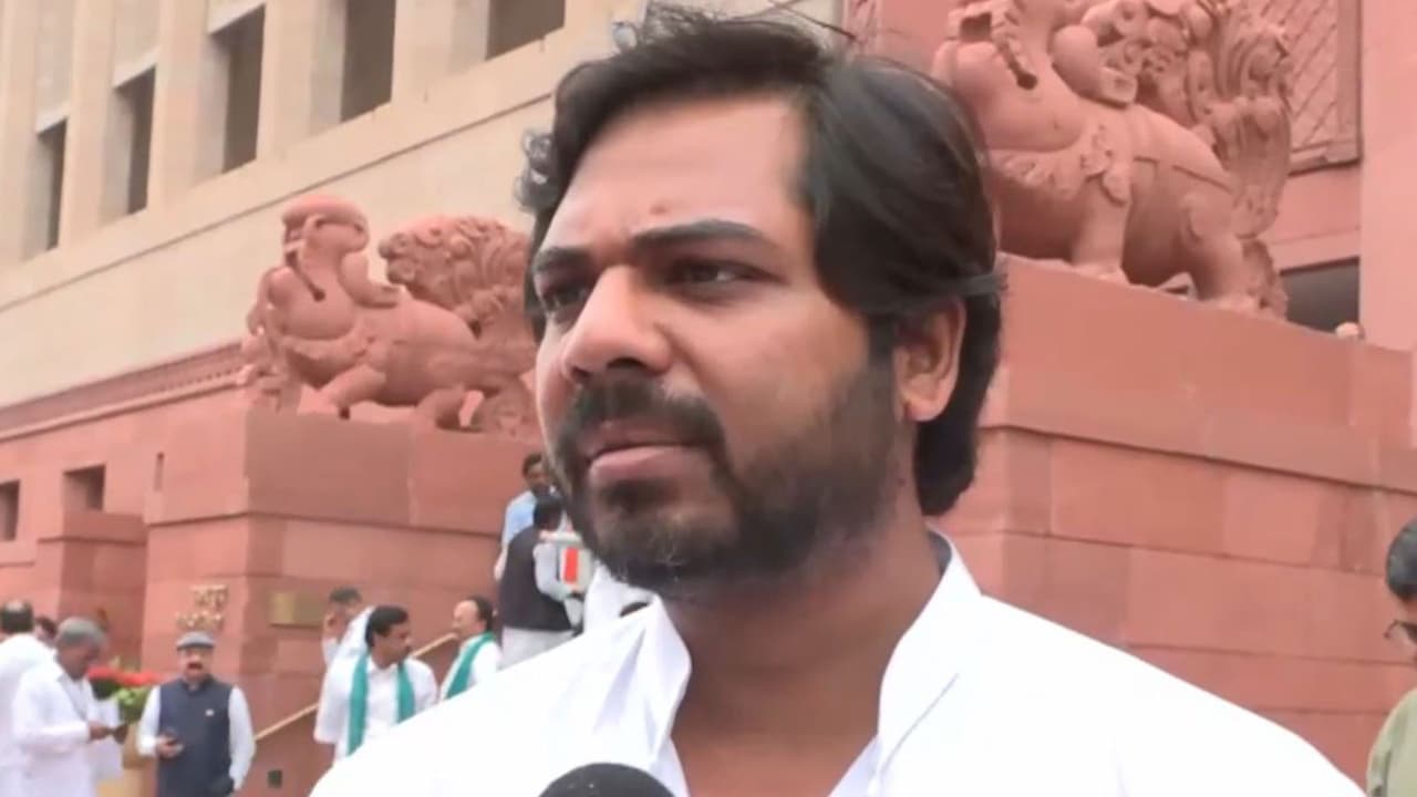 Congress MP Vamsi Gaddam Krishna (Photo/ANI) Congress MP Vamsi Gaddam Krishna (Photo/ANI)