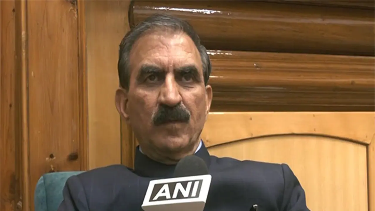 Himachal Pradesh CM Sukhvinder Singh Sukhu (File Photo/ANI) Himachal Pradesh CM Sukhvinder Singh Sukhu (File Photo/ANI)
