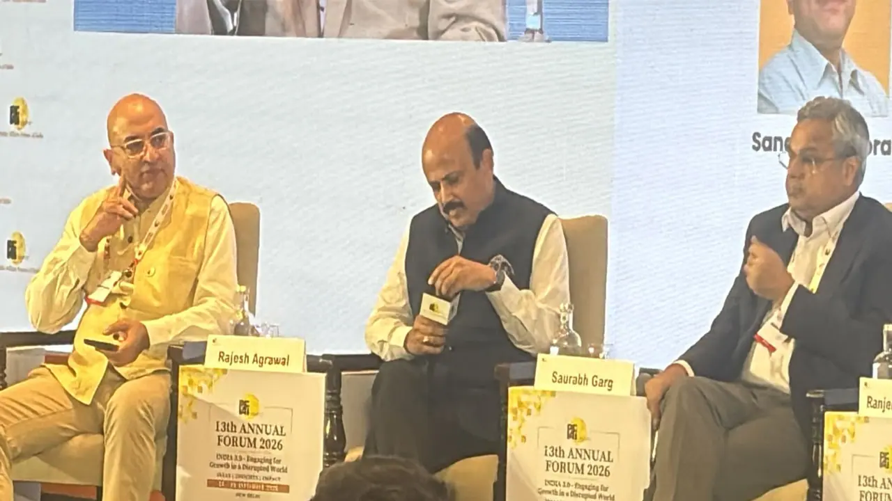 Panel Discussion at 13th Annual Forum 2026: India 3.0 Engaging for Growth in a Disrupted World (Photo/ANI) Panel Discussion at 13th Annual Forum 2026: India 3.0 Engaging for Growth in a Disrupted World (Photo/ANI)