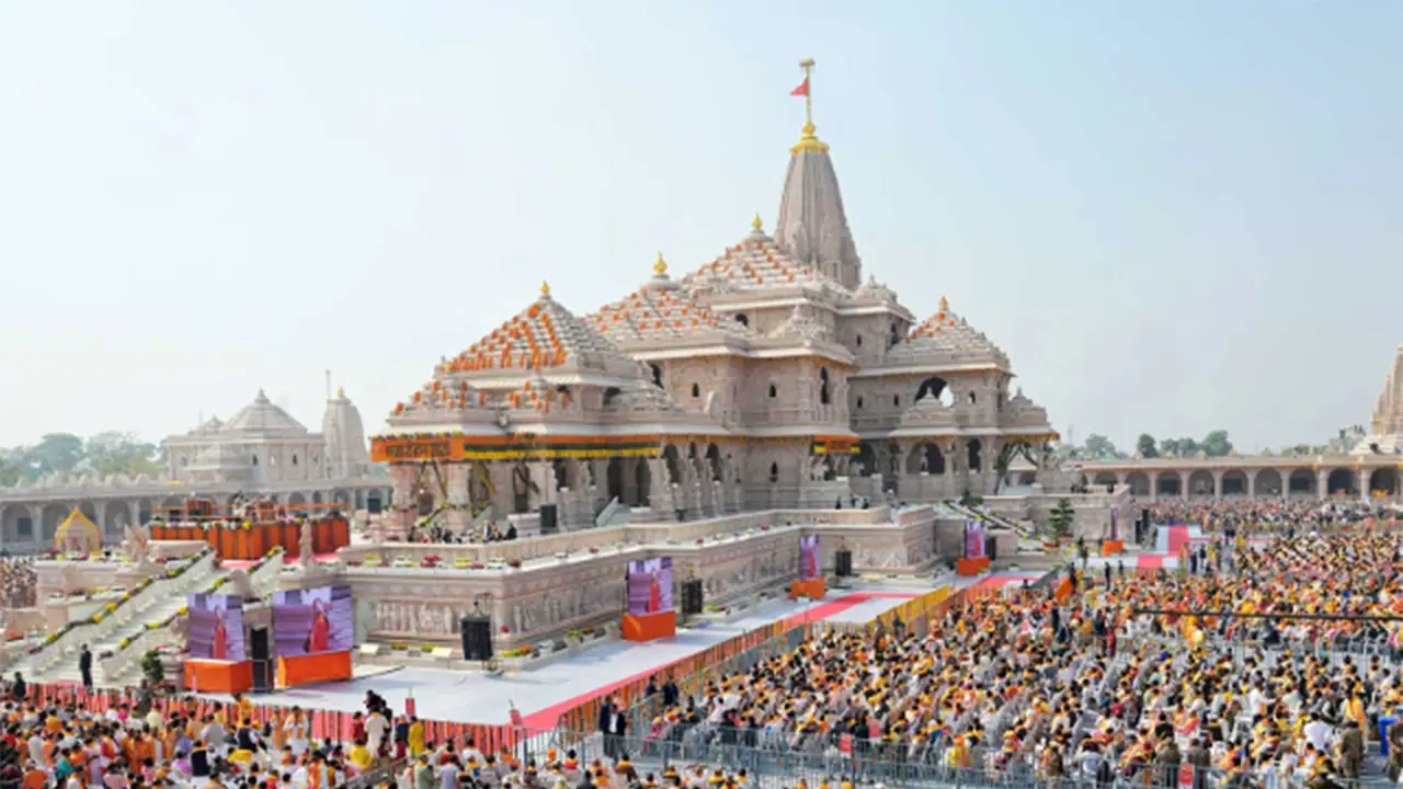 Shri Ramjanmbhoomi Mandir in Ayodhya (File Photo/ANI) Shri Ramjanmbhoomi Mandir in Ayodhya (File Photo/ANI)