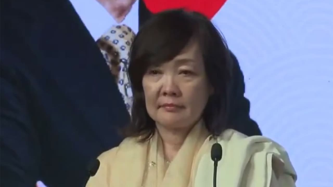 Former Japanese Prime Minister Shinzo Abe's wife Akie Abe in Varanasi (Photo/ANI) Former Japanese Prime Minister Shinzo Abe's wife Akie Abe in Varanasi (Photo/ANI)