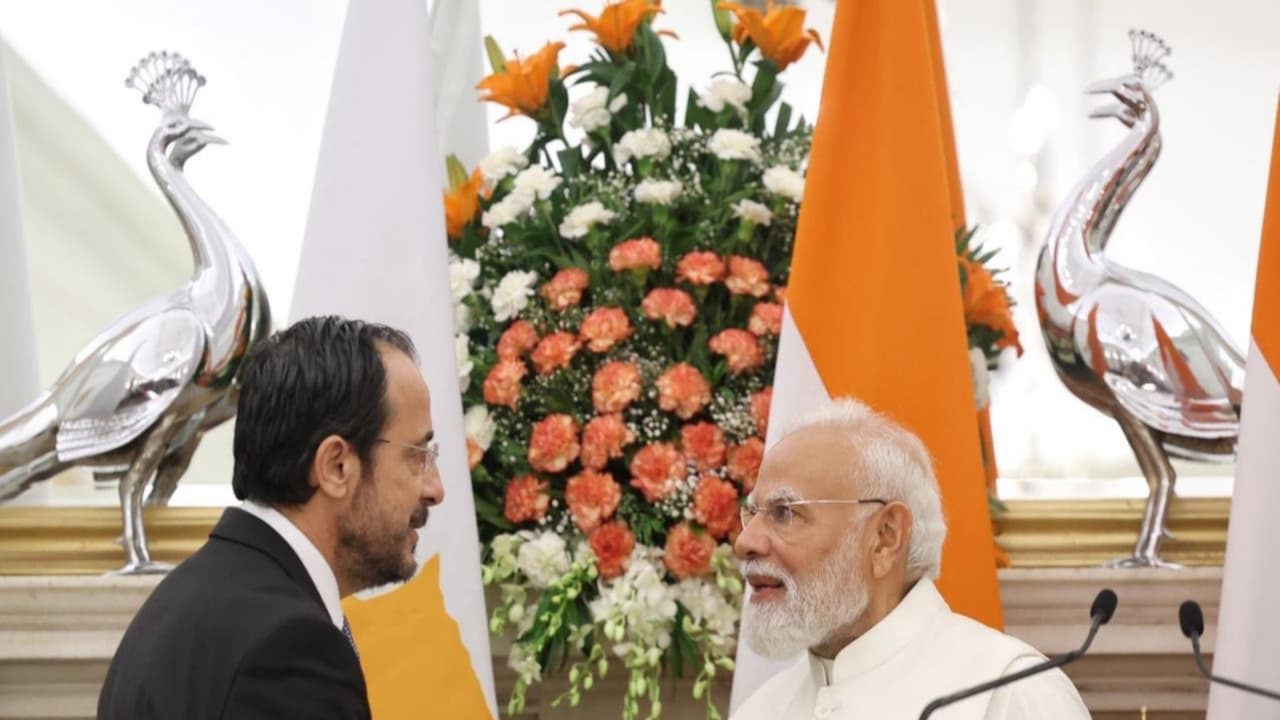 President of Cyprus, Nikos Christodoulides and Prime Minister Narendra Modi (Photo: X@narendramodi) President of Cyprus, Nikos Christodoulides and Prime Minister Narendra Modi (Photo: X@narendramodi)