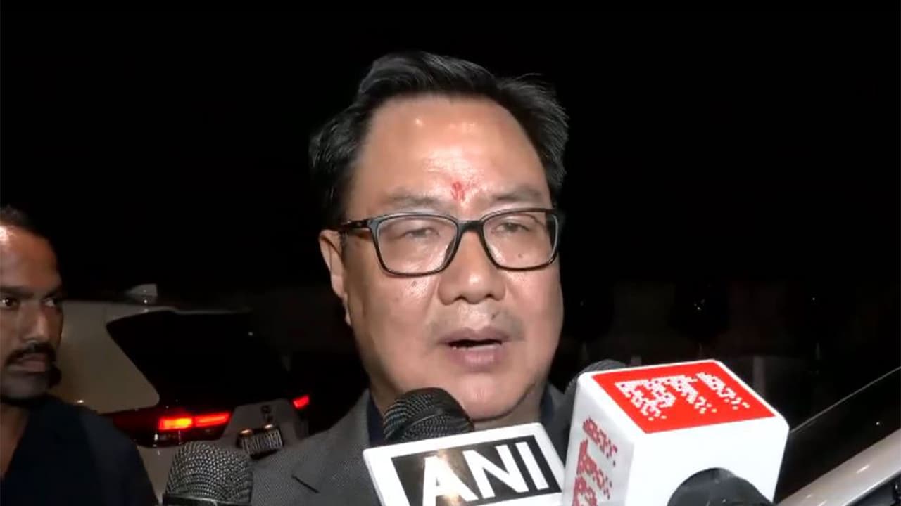 Union Minister Kiren Rijiju (Photo/ANI) Union Minister Kiren Rijiju (Photo/ANI)