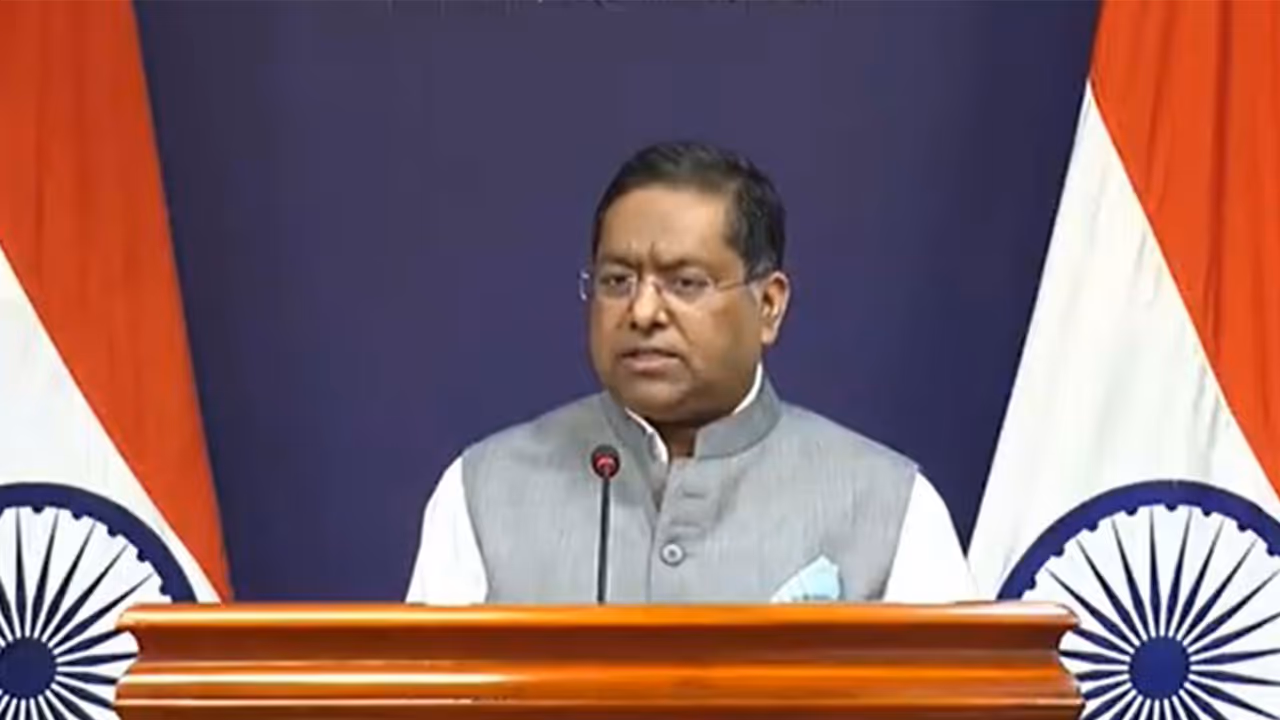 Ministry of External Affairs Spokesperson Randhir Jaiswal (Photo/ANI) Ministry of External Affairs Spokesperson Randhir Jaiswal (Photo/ANI)