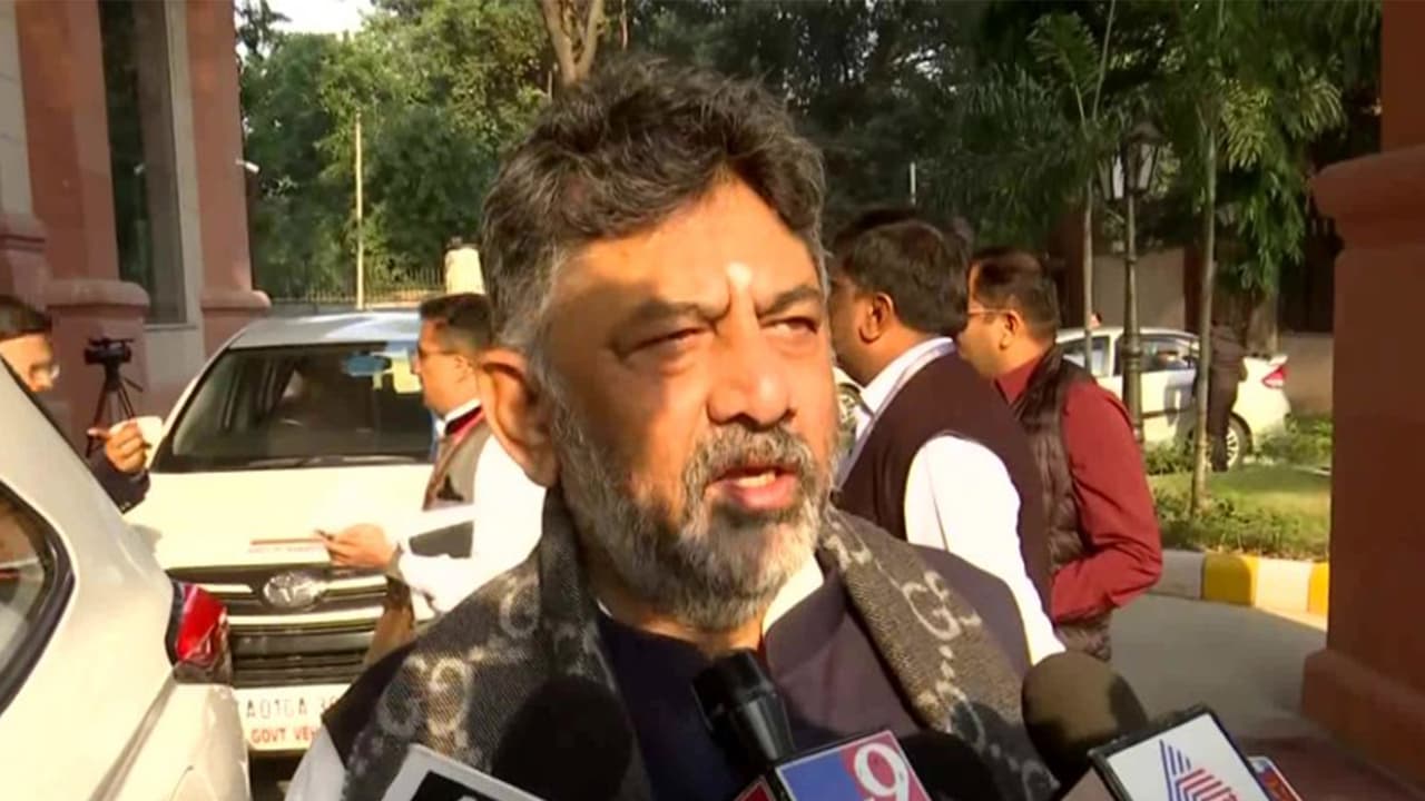 Karnataka Deputy Chief Minister DK Shivakumar (Photo/ANI)