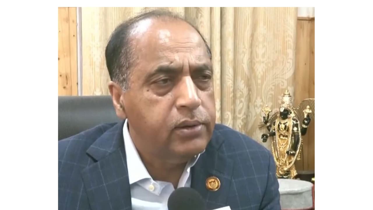 Himachal Pradesh LoP Jairam Thakur (File Photo/ANI) Himachal Pradesh LoP Jairam Thakur (File Photo/ANI)