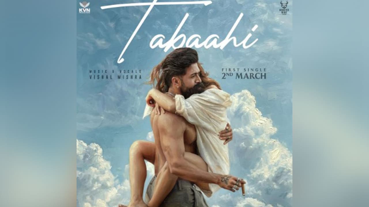 Poster of Tabaahi song (Image source: Instagram account of Kiara) Poster of Tabaahi song (Image source: Instagram account of Kiara)