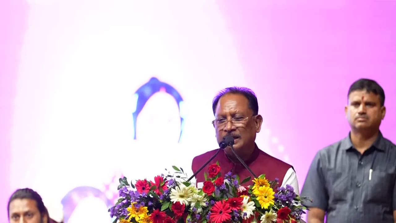 Chhatisgarh CM Vishnu Deo Sai at 'Didi Ke Goth' programm in Raipur (Photo/ANI) Chhatisgarh CM Vishnu Deo Sai at 'Didi Ke Goth' programm in Raipur (Photo/ANI)