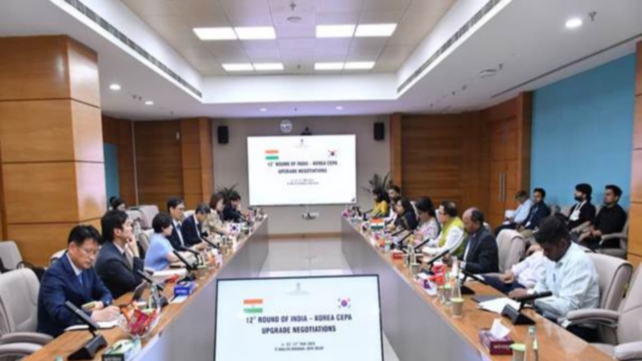 12th Round of India Korea CEPA upgrade negotiations (Photo/PIB) 12th Round of India Korea CEPA upgrade negotiations (Photo/PIB)