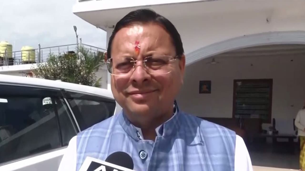 Uttarakhand CM Pushkar Singh Dhami (Photo/ANI) Uttarakhand CM Pushkar Singh Dhami (Photo/ANI)