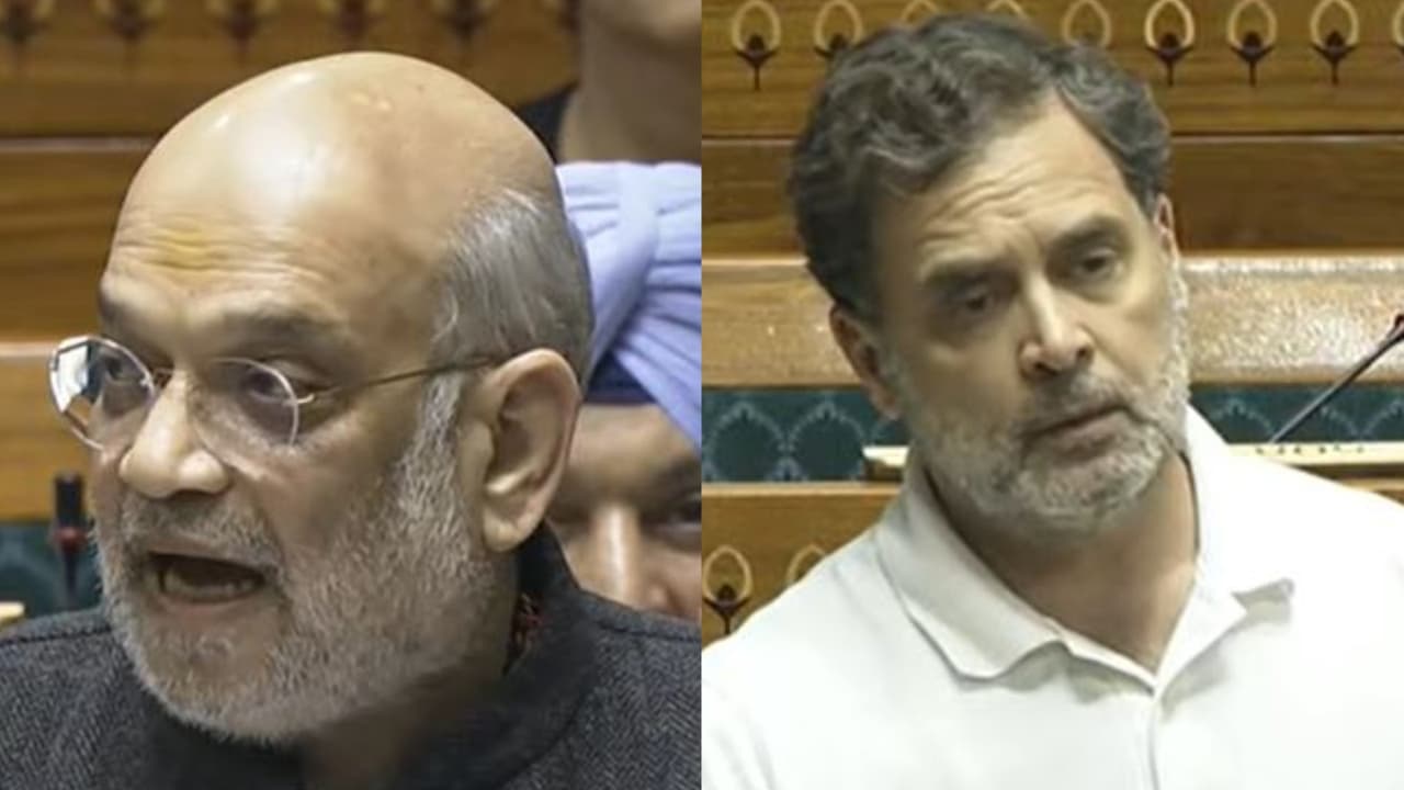 Union Home Minister Amit Shah and Lok Sabha LoP Rahul Gandhi (Photo/ANI) Union Home Minister Amit Shah and Lok Sabha LoP Rahul Gandhi (Photo/ANI)