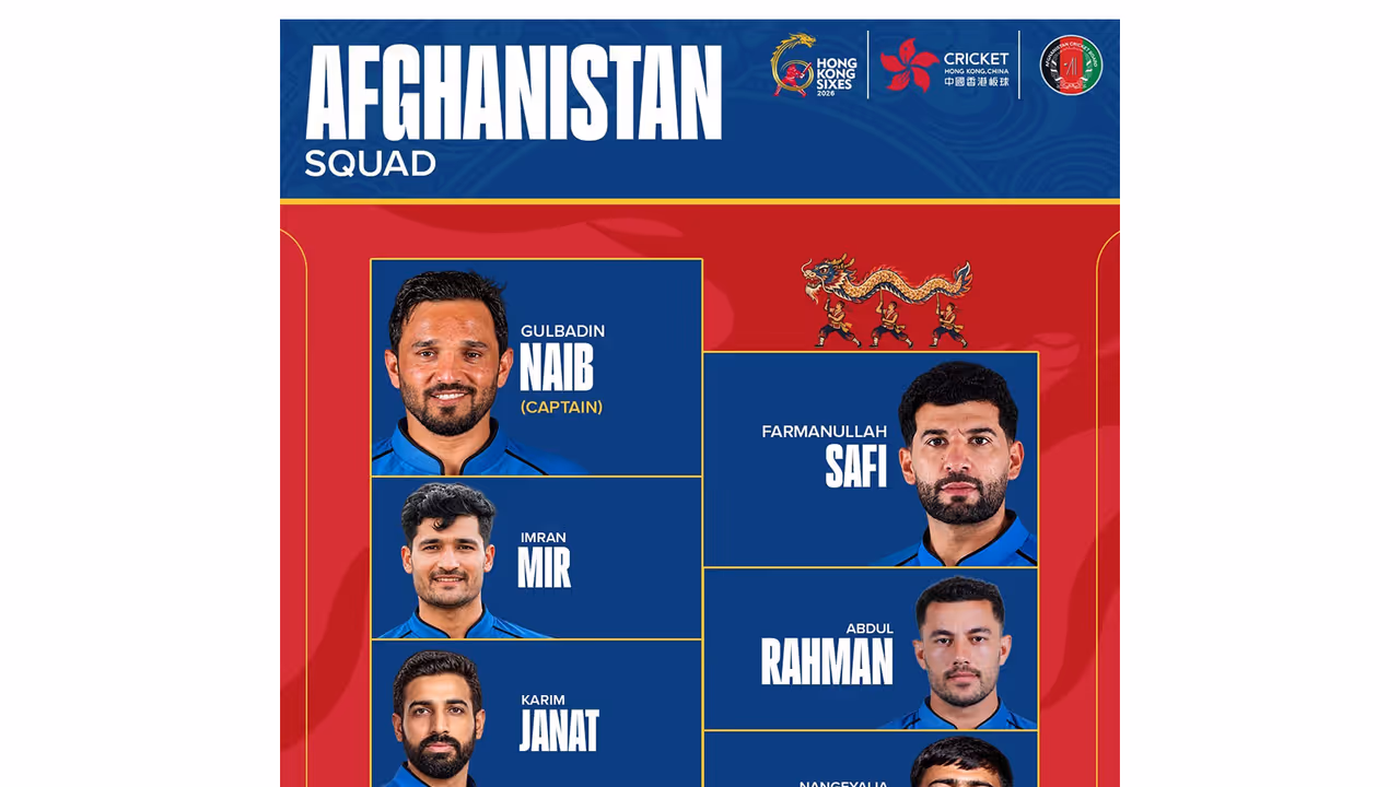 Gulbadin Naib named captain of Afghanistan for Hong Kong Sixes 2026 (Photo: Cricket Hong Kong, China) Gulbadin Naib named captain of Afghanistan for Hong Kong Sixes 2026 (Photo: Cricket Hong Kong, China)