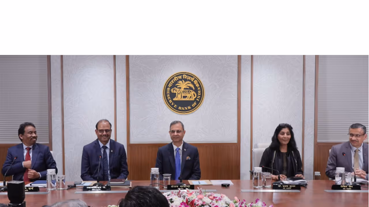 RBI MPC addressing media after the meeting (Photo/@RBI) RBI MPC addressing media after the meeting (Photo/@RBI)