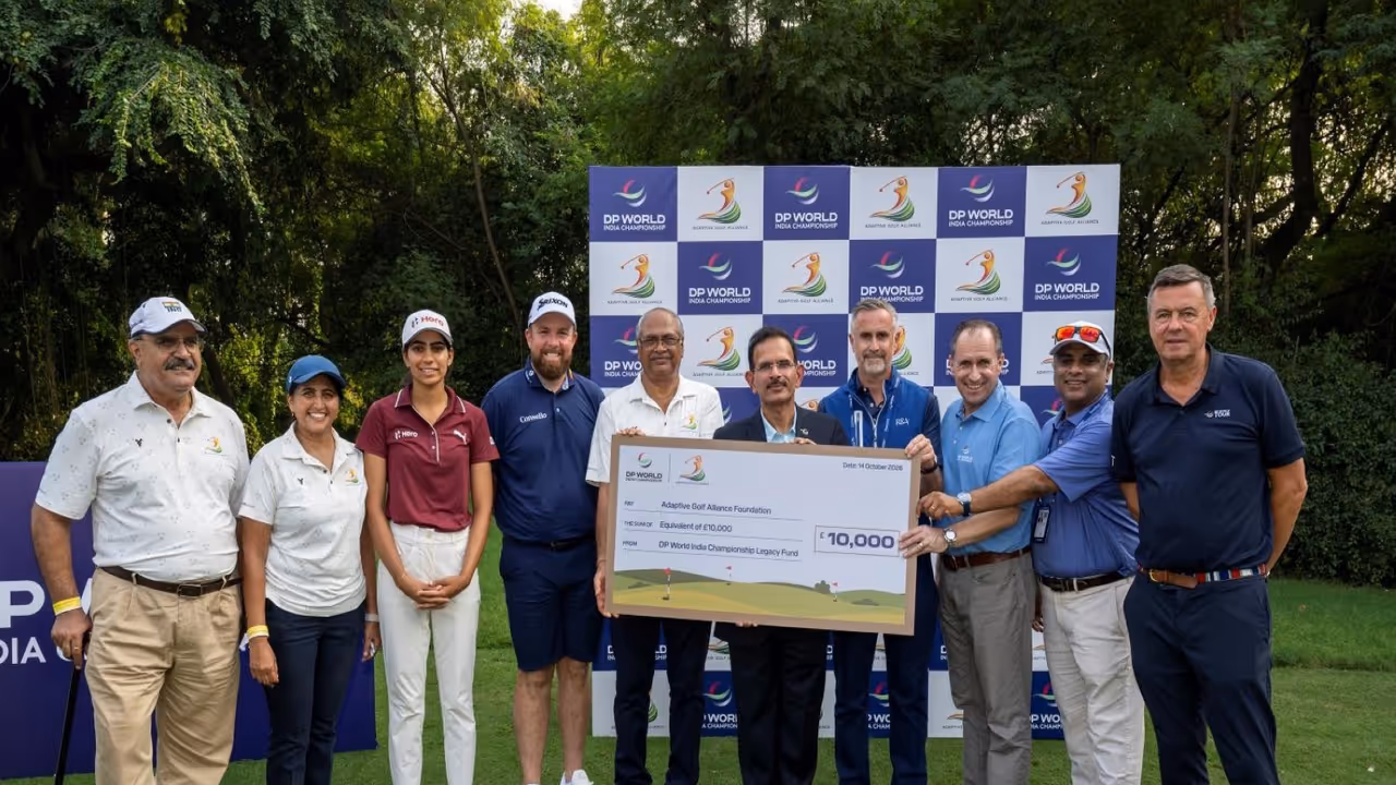 DP World supports golf for specially abled people and AGAF (Photo: DP World India Championship) DP World supports golf for specially abled people and AGAF (Photo: DP World India Championship)