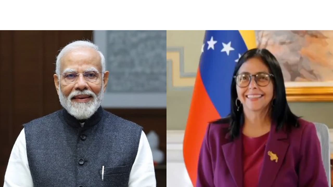 Prime Minister Narendra Modi and Venezuela’s acting president Delcy Rodriguez (Photos: X/@narendramodi and @delcyrodriguezv) Prime Minister Narendra Modi and Venezuela’s acting president Delcy Rodriguez (Photos: X/@narendramodi and @delcyrodriguezv)