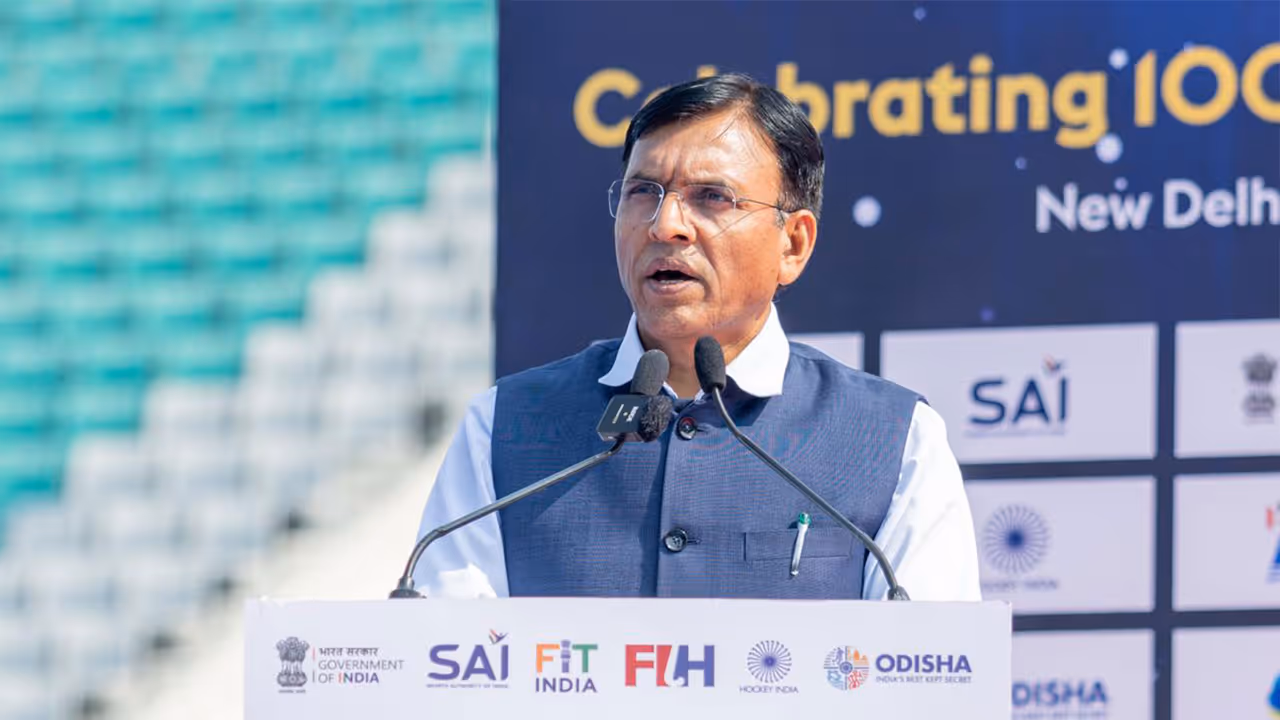 Union Sports Minister Mansukh Mandaviya. (Photo: HI Media)