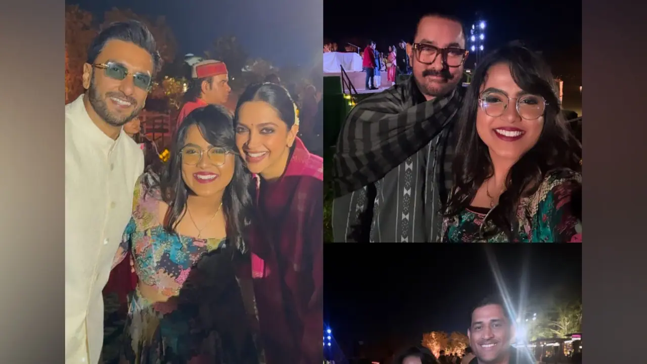 Deepika, Ranveer Singh, MS Dhoni and Aamir Khan (Photo/instagram/@rakshitasuresh) Deepika, Ranveer Singh, MS Dhoni and Aamir Khan (Photo/instagram/@rakshitasuresh)