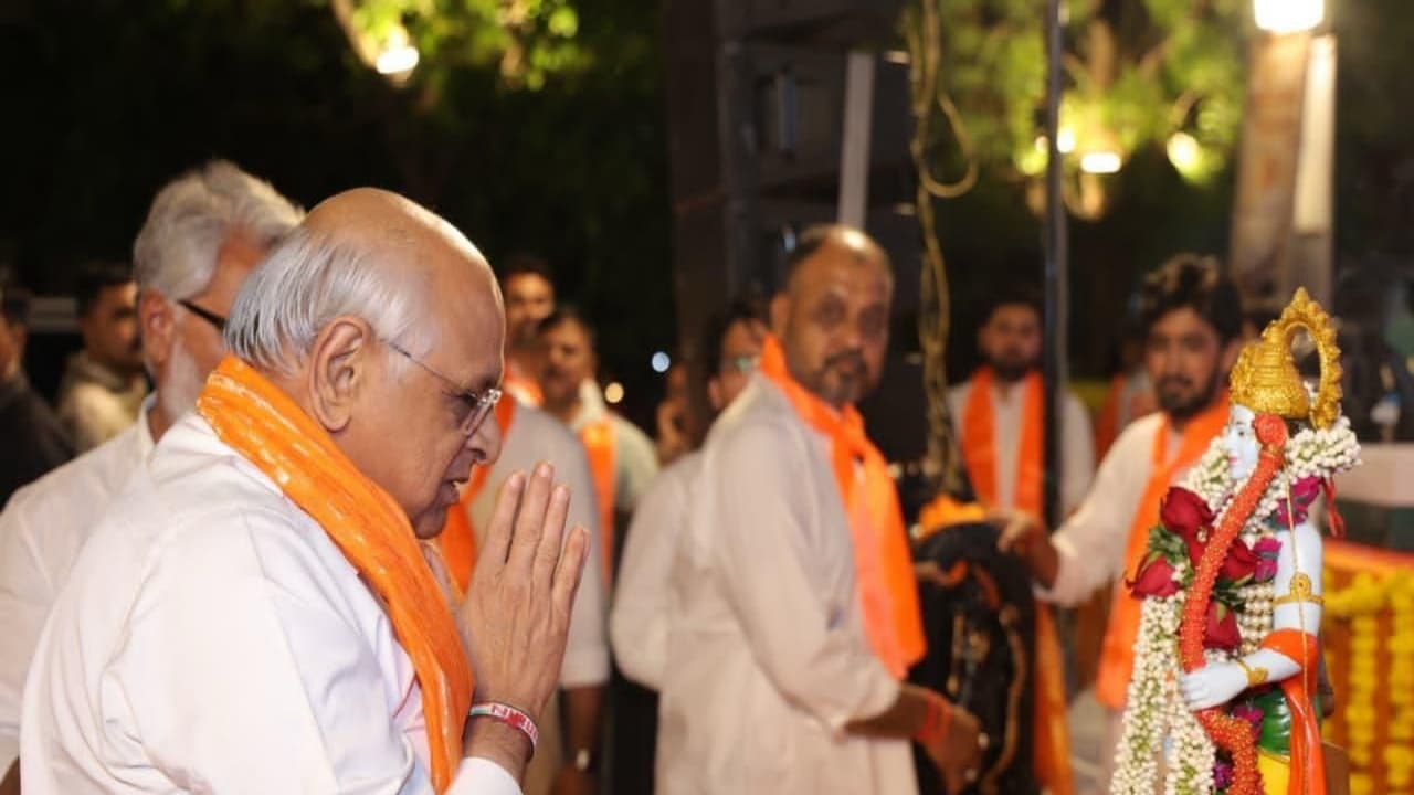 CM Bhupendra Patel offered prayers to Lord Ram on Ram Navami (Photo/GUjarat CMO) CM Bhupendra Patel offered prayers to Lord Ram on Ram Navami (Photo/GUjarat CMO)
