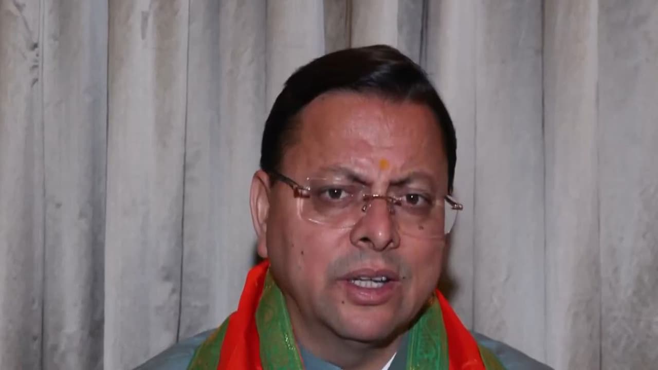 Uttarakhand CM Pushkar Singh Dhami (Photo/ANI) Uttarakhand CM Pushkar Singh Dhami (Photo/ANI)