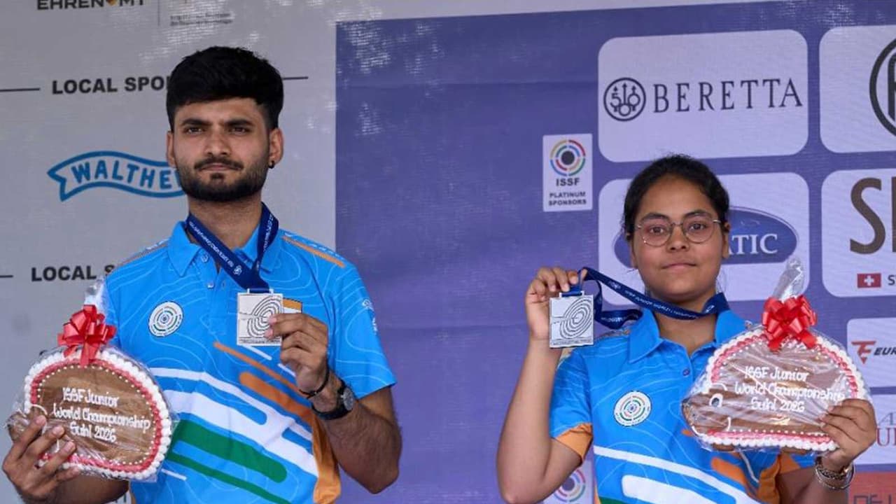 Vanshika Chaudhary and Shiva Narwal (Photo: NRAI) Vanshika Chaudhary and Shiva Narwal (Photo: NRAI)