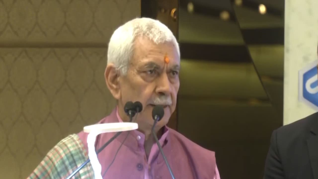 Jammu and Kashmir Lieutenant Governor Manoj Sinha (Photo/ANI) Jammu and Kashmir Lieutenant Governor Manoj Sinha (Photo/ANI)