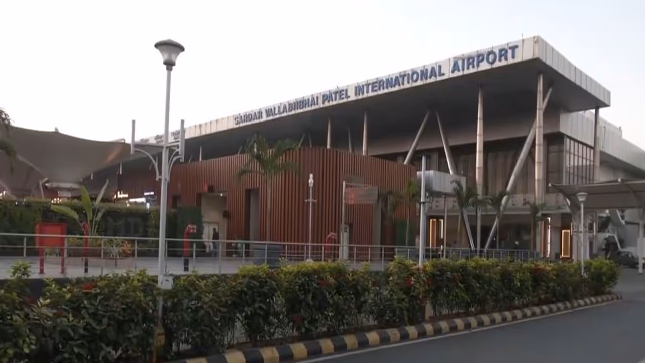 Sardar Vallabhbhai Patel International Airport, Ahmedabad (Photo/ANI) Sardar Vallabhbhai Patel International Airport, Ahmedabad (Photo/ANI)