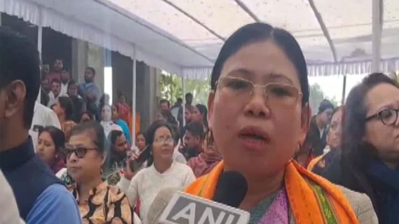 Tripura Minister Santana Chakma (Photo/ANI) Tripura Minister Santana Chakma (Photo/ANI)