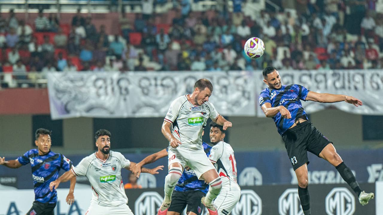 Odisha FC and NorthEast United FC in action. (Photo: ISL) Odisha FC and NorthEast United FC in action. (Photo: ISL)