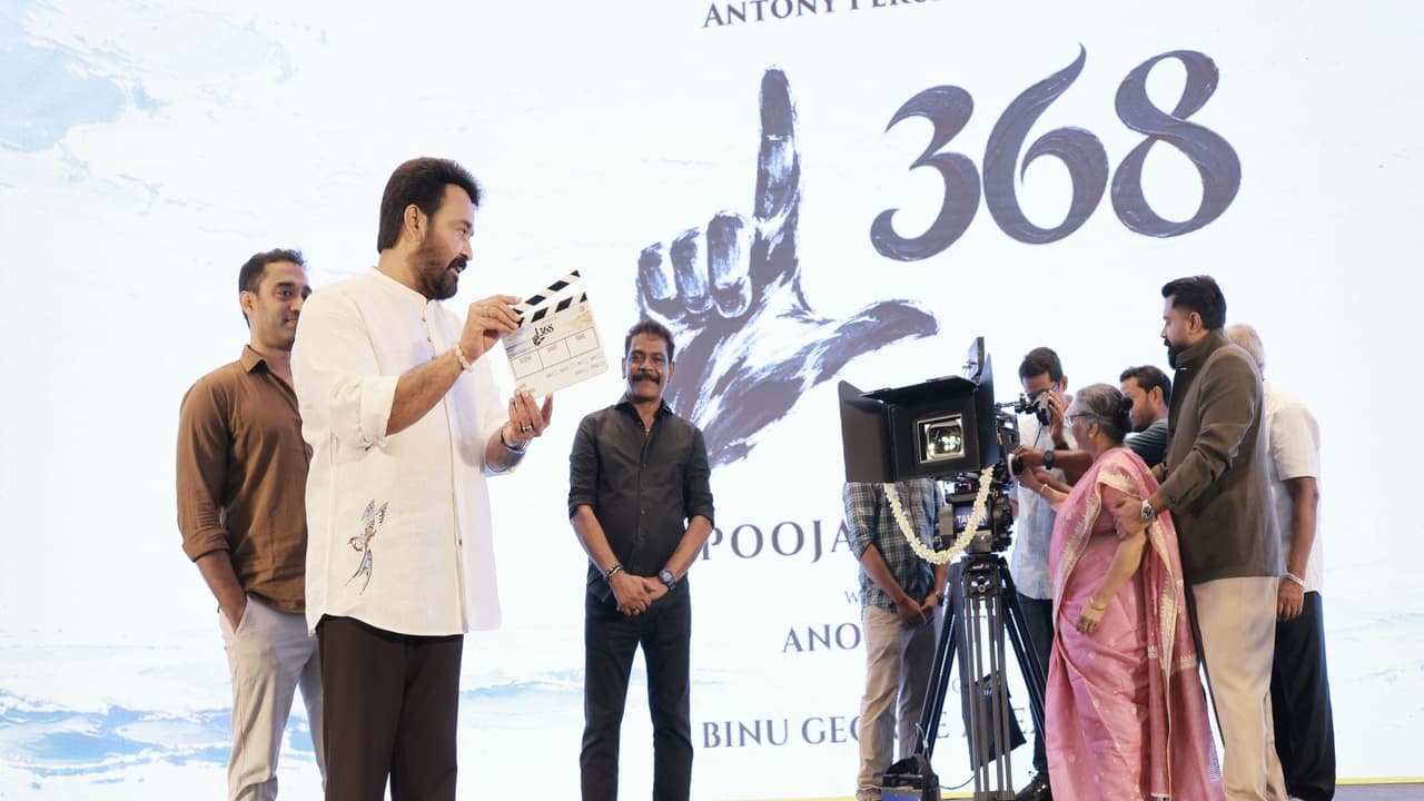 L368 puja ceremony (Photo/Instagram@aashirvadcine) L368 puja ceremony (Photo/Instagram@aashirvadcine)