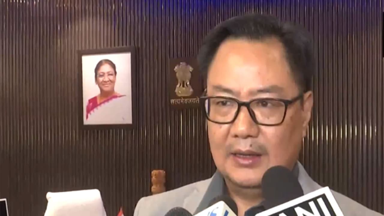 Union Minister Kiren Rijiju (File Photo/ANI) Union Minister Kiren Rijiju (File Photo/ANI)