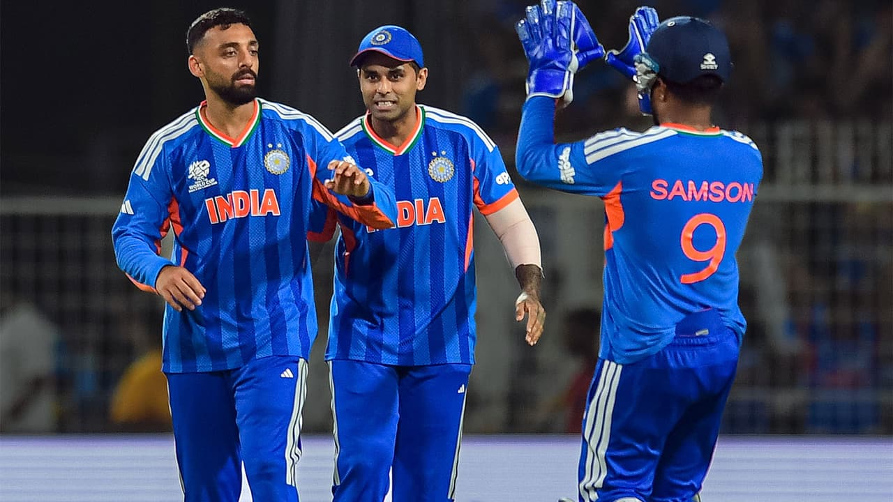 Indian cricket players in action during a T20 WC 2026 match (Photo: ANI) Indian cricket players in action during a T20 WC 2026 match (Photo: ANI)