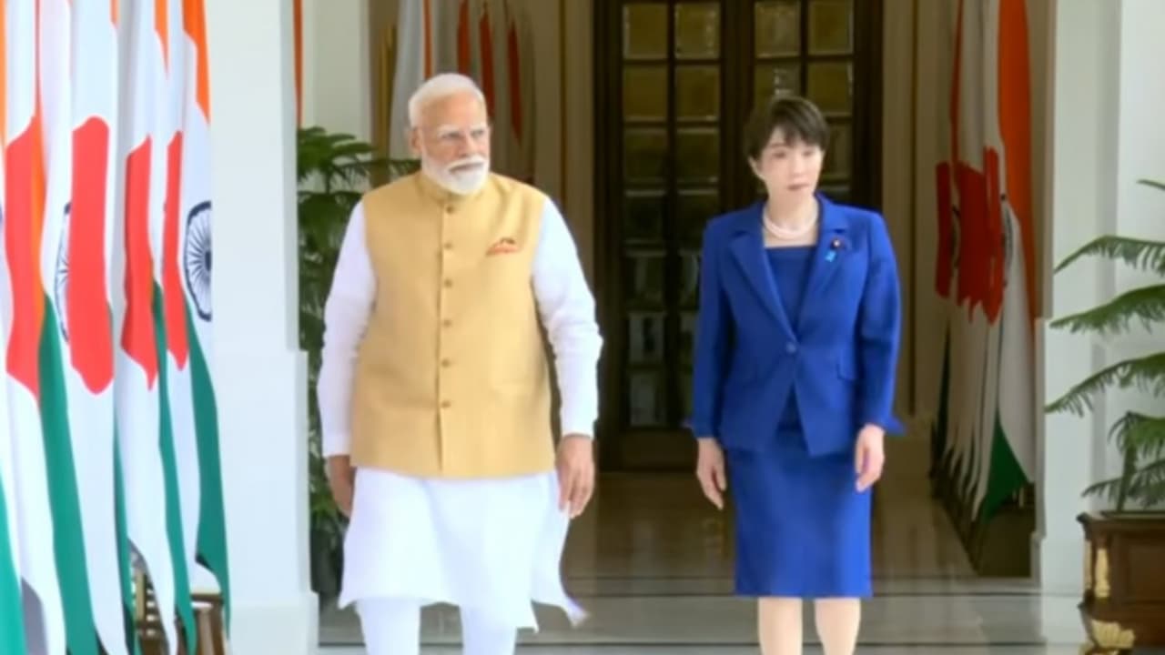 Prime Minister Narendra Modi and Japanese PM Sanae Takaichi (Photo/Youtube/Narendra Modi) Prime Minister Narendra Modi and Japanese PM Sanae Takaichi (Photo/Youtube/Narendra Modi)