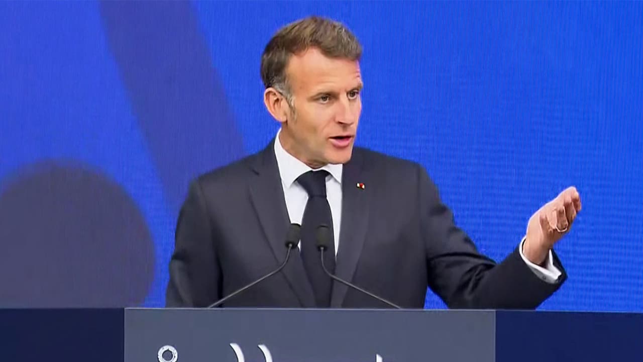 French President Emmanuel Macron (Photo/ANI) French President Emmanuel Macron (Photo/ANI)