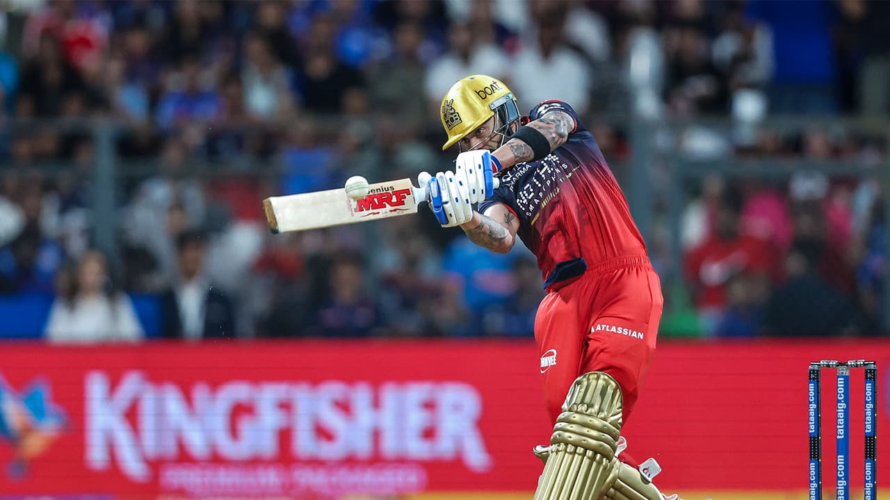 Virat Kohli in action for RCB. (Photo: ANI) Virat Kohli in action for RCB. (Photo: ANI)