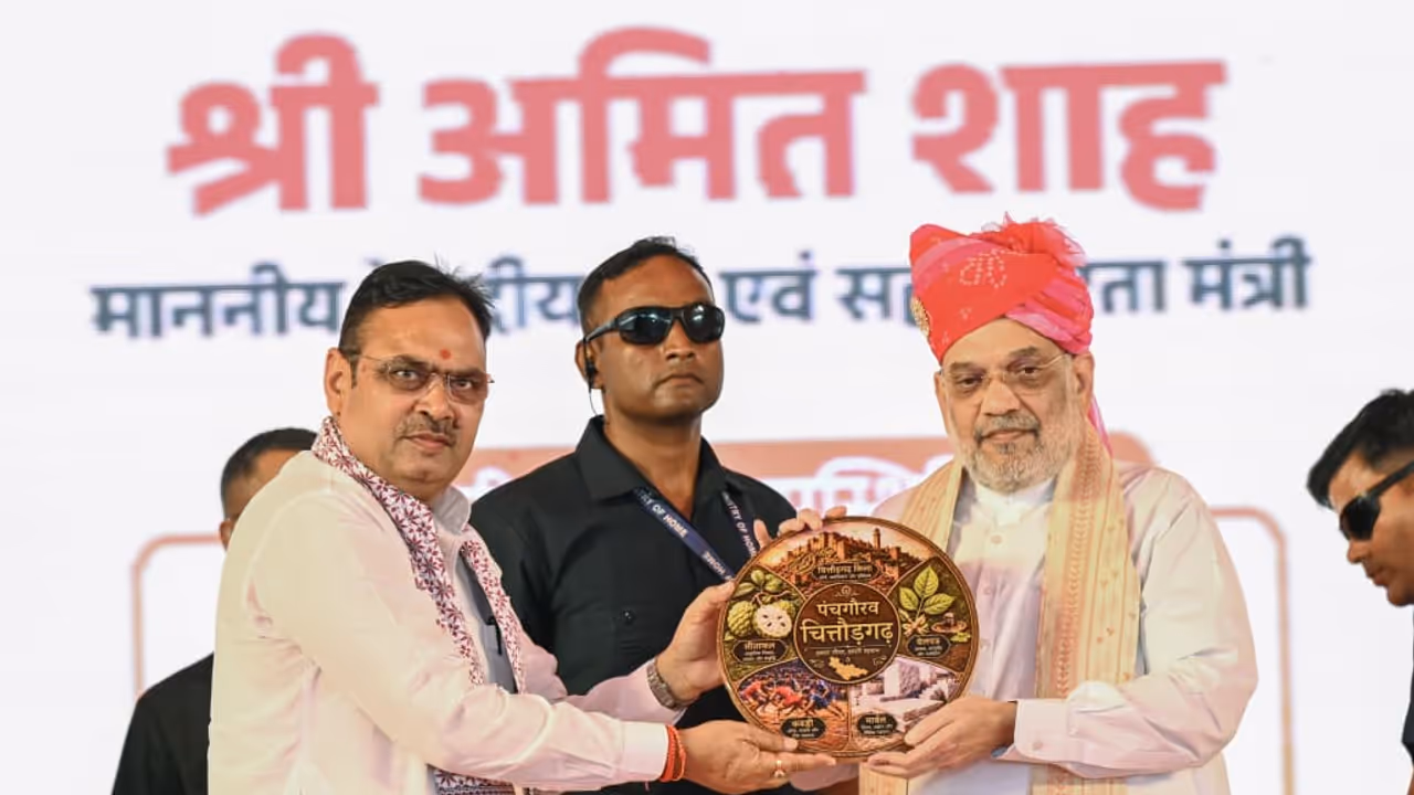 Union Home Minister Amit Shah and Rajasthan Chief Minister Bhajanlal Sharma (Photo/CMO) Union Home Minister Amit Shah and Rajasthan Chief Minister Bhajanlal Sharma (Photo/CMO)