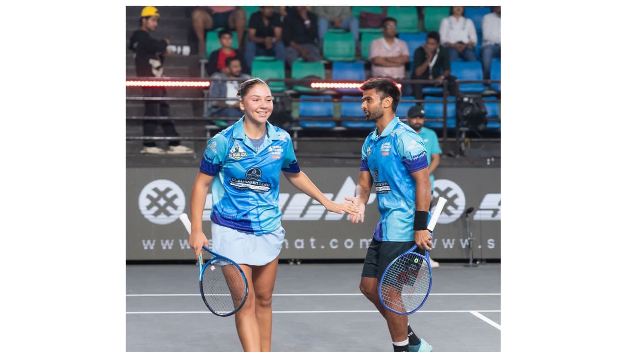 Delhi Aces players in action (Photo: TPL) Delhi Aces players in action (Photo: TPL)