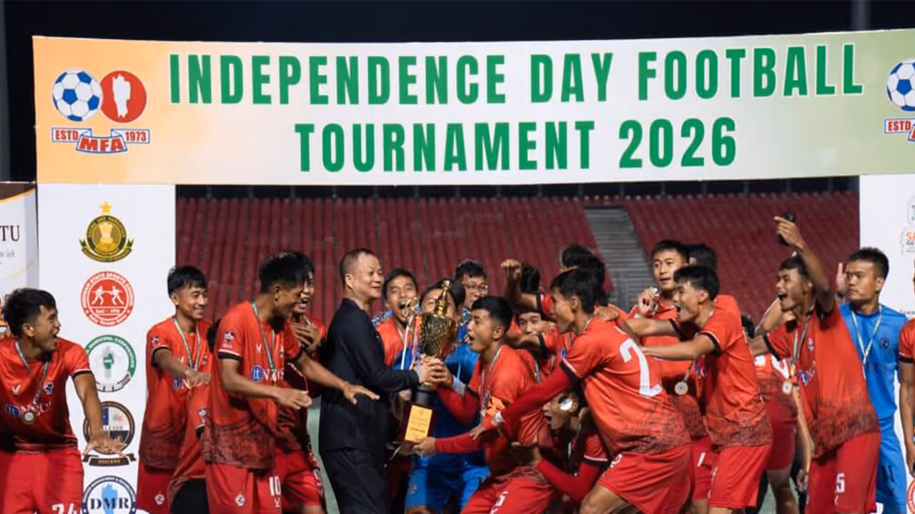 The winners of the Independence Day Football Tournament 2026. (Photo: Mizoram Football Association) The winners of the Independence Day Football Tournament 2026. (Photo: Mizoram Football Association)