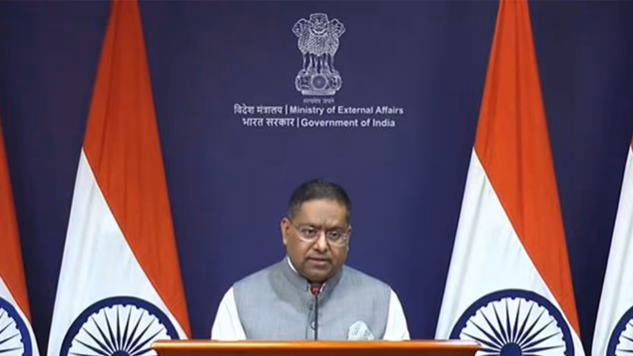 Ministry of External Affairs Spokesperson Randhir Jaiswal (Photo/Youtube@MEAIndia) Ministry of External Affairs Spokesperson Randhir Jaiswal (Photo/Youtube@MEAIndia)