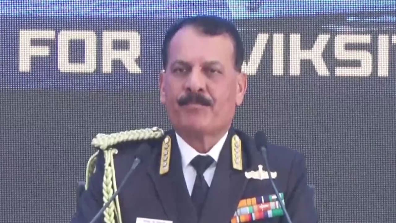 Chief of Naval Staff Admiral Dinesh K Tripathi (Photo/ANI) Chief of Naval Staff Admiral Dinesh K Tripathi (Photo/ANI)