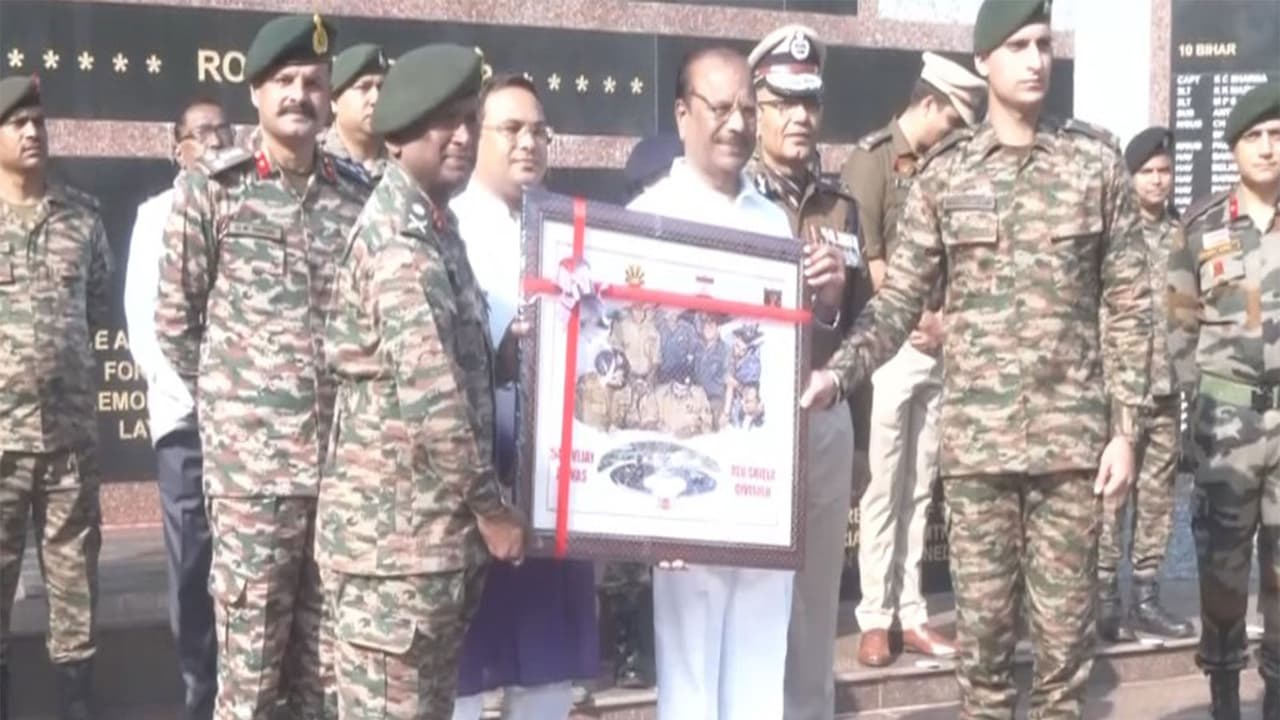 Governor of Tripura celebrating Vijay Diwas (Photo/ANI) Governor of Tripura celebrating Vijay Diwas (Photo/ANI)